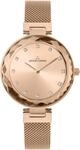 JACQUES LEMANS Damenuhr Milano massiv Edelstahl Swarovskisteine 1-2139D