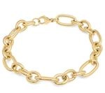 Tamaris Schmuck f&uuml;r Damen aus Edelstahl, Chunky Glieder Armb&auml;nder in elegantem &