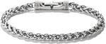 THOMAS SABO Unisex Zopfarmband Edelstahl 316L, 16.50-18 cm
