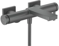 hansgrohe Tecturis E Wannenarmatur f&uuml;r 2 Verbraucher, Brushed Black Chrome |...
