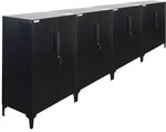 PROREGAL Mega Deal 4X Aktenschrank Elephant abschlie&szlig;bar aus Metall mit Beinen...