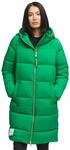 MARIKOO Damen Winterjacke (S-3XL) - Steppjacke, lang geschnitten, gef&uuml;tterte Kapuze