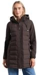 Street One Damen Softshellmantel mit Kapuze und Steppdetails