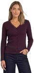 Street One Damen Feinrippjacke mit V-Neck und Spitze