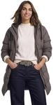 Street One Damen Gef&uuml;tterte Jacke mit Kapuze und Print