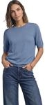 Street One Damen Kurzarm Pullover mit Rundhals in Unifarbe