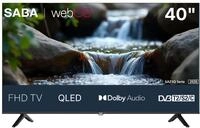 Saba SA40Z1QF QLED Fernseher 40 Zoll Smart TV Full HD Aufl&ouml;sung WebOS | Dolby Audio