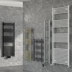 ECD Germany Badheizk&ouml;rper Elektrisch mit Heizstab 1200W Gro&szlig;e Leistung - 300...