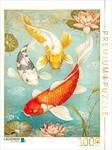 Puzzle &middot; Kois in Illustrationen | Friedlich schwimmende Kois &middot; 1000 Teile &middot;