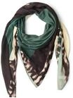Street One Damen Quadratisches Tuch mit Grafikprint | multicolor A