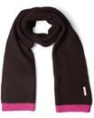 Cecil Damen Schal mit Kontrastdetail | truffle brown A