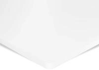 ESMART TPL-168W MDF-Schreibtischplatte | 160 &times; 80 &times; 2,5 cm, Wei&szlig;, kratzfest,