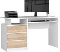 AKORD PC-Schreibtisch CLP 135 mit Tastaturablage | Office Desk | Computertisch 