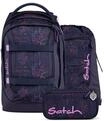 Satch Schulrucksack-Set Pack Set Cyber Pink - Blau | 3-teiliges Set mit 30 L