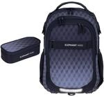 Elephant 2tlg. Set Schulrucksack Hero + M&auml;ppchen 12868 Black Cube rm | 2 Teile Set