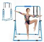 VEVOR Gymnastikstange f&uuml;r Kinder mit 63,5 kg Tragkraft, Klappbares Turnreck mit