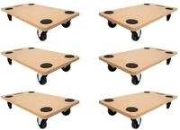 PROREGAL Profi Transportroller Hercules 30x60 cm Schwerlast bis 200 kg mit 4