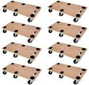PROREGAL Profi Transportroller Hercules 30x68 cm Schwerlast bis 300 kg mit 6