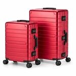 Travelhouse 100% Aluminium Premium Koffer Oslo | 2er Rollkoffer-Set M+L: 70/102...