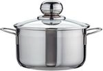 Level One Edelstahl-Kochtopf 16 cm Kochtopf Induktion 1,9 L, f&uuml;r den Alltag 