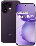 Oppo Reno16 5G Handy 8+256GB 6000mAh 120Hz 50MP, Purple Black | 50 MP
