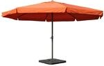 Mendler Sonnenschirm Meran Pro, Gastronomie Marktschirm mit Volant &Oslash; 5m