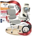 CLOUVOU MasterSeat B&uuml;rostuhl Ergonomisch Homeoffice | Schreibtischstuhl 150kg