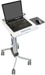 Ergotron 24-205-214 Neo-Flex Laptop-Wagen Silber/schwarz | mobiler Steh-Sitz...