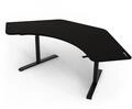 Arozzi Arena Angelo L Gaming Tisch Reines Schwarz | 225x71 cm, f&uuml;r 3 Monitore,