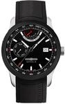 Zeppelin Herren-Armbanduhr Night Cruise Analog Automatik Silikon 72622