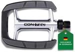 CONTEC Fahrradpedal 1Boot, Rutschfeste MTB & Trekking Pedal, Aluminium mit