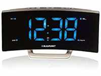Blaupunkt CR7BK Radio Clock Analog & digital Stainless Steel