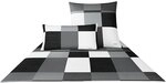 Joop! Bettw&auml;sche Plaza Squares 4051 schwarz-wei&szlig; - 0