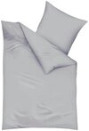 Kaeppel Biber Bettw&auml;sche Uni 155x220cm Rot Silber Wei&szlig; Anthrazit Creme...
