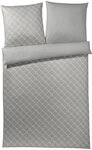 Joop, Mako-Satin-Bettwäsche, Kornblumen-Muster mit nuancierten Farben 155x220...
