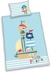 Herding Baby Best Kleinkinder-Bettw&auml;sche-Set, Lara Little Pirates Wendemotiv,