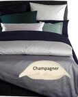 Curt Bauer Bettw&auml;sche Basic Uni-Mako-Satin, Farbe 2219 champagner Gr&ouml;&szlig;e...