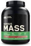 Optimum Nutrition Serious Mass Weight Gainer Pulver, Geschmack Erdbeere, 2.73kg, 8