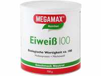 MEGAMAX Eiweiss 100. Geschmack Neutral. Inhalt: 750 g. Protein Pulver - mit