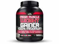BWG Mega Muscle Weight Gainer 100% Maximum - perfekt für HardGainer und...