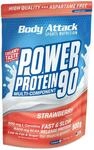 Body Attack POWER PROTEIN 90 - Strawberry - 500g Beutel - Mehrkomponenten Protein