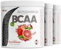 BCAA Pulver 900g BLUTORANGE - Alphaminos BCAA 2:1:1 Drink mit 8000 mg B.C.A.A. -