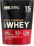 Optimum Nutrition Gold Standard 100% Whey, Proteinpulver, Geschmack Delicious