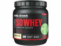 Body Attack Extreme ISO Whey, Vanille, 1er Pack (1x 500 g)