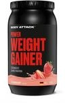 Body Attack Weight Gainer - Strawberry - 1,5 kg - Dein Mass Gainer f&uuml;r Masseaufbau &