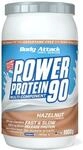 Body Attack POWER PROTEIN 90 - Hazelnut - 1kg Dose - Mehrkomponenten Protein Pulver,