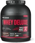 Body Attack Extreme Whey Deluxe Chocolate, 2,3 kg - Made in Germany - Eiwei&szlig;pulver