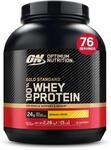 Optimum Nutrition Gold Standard 100% Whey, Proteinpulver, Geschmack Bananencreme,