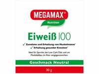 Megamax Eiweiss Neutral 30 g Pulver | Molkenprotein + Milcheiweiß Für...