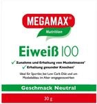 Megamax Eiweiss Neutral 30 g Pulver | Molkenprotein + Milcheiwei&szlig; F&uuml;r Muskelaufbau